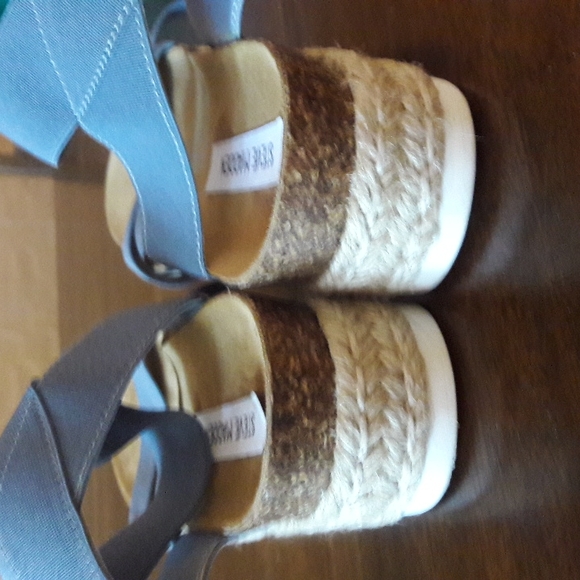 Steve Madden Blue Kimmie Espradrille Sandal Size 8 NWOT - Picture 5 of 7
